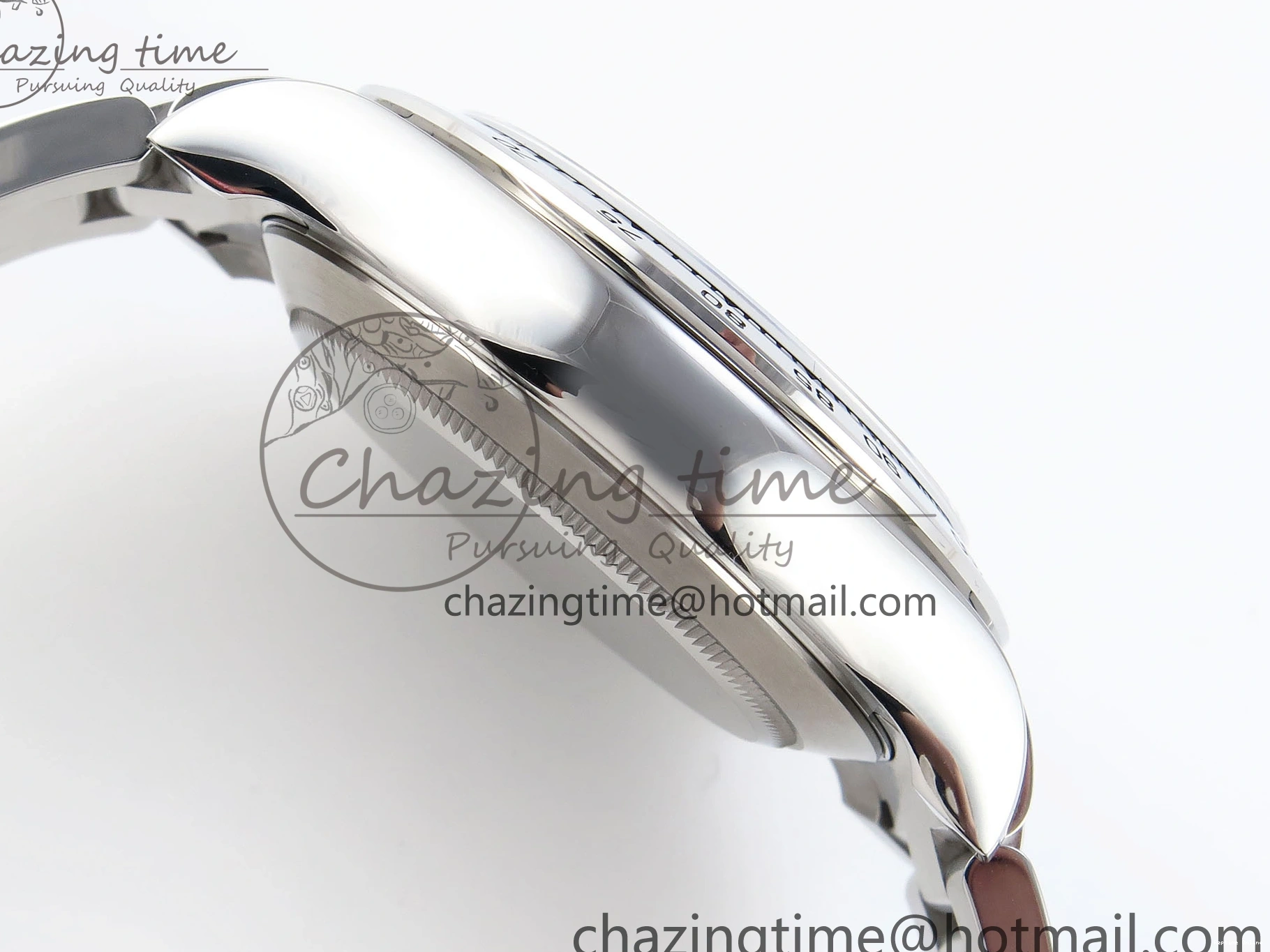 0213 DAYTONA 116509 SS OMF BEST EDITION GRAY BLACK DIAL ON SS BRACELET A7750 (SLIM MOVEMENT) Trendy 1805